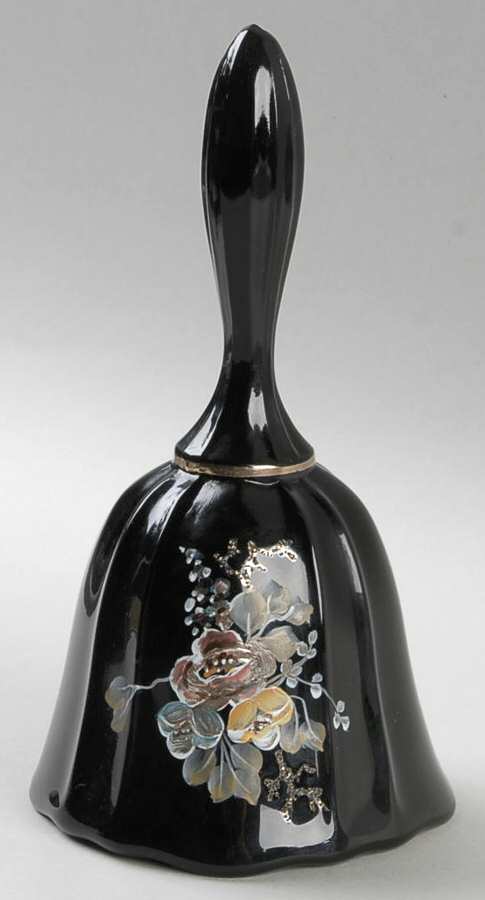 Victorian Bouquet Black Bell by Fenton-1