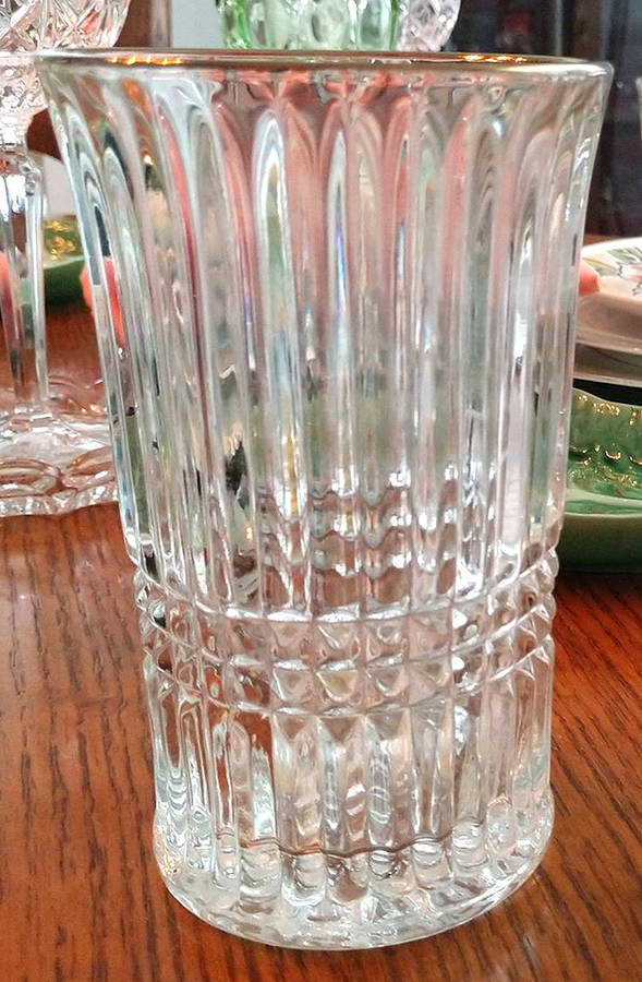 Aspen Gold Trim (Stem 2861, Gold Trim) Highball Glass by Fostoria-1