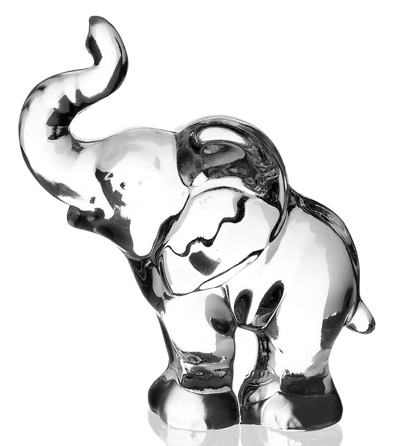 Animals and Figurines (Non Decorated) #5158 Standing Elephant by Fenton-1