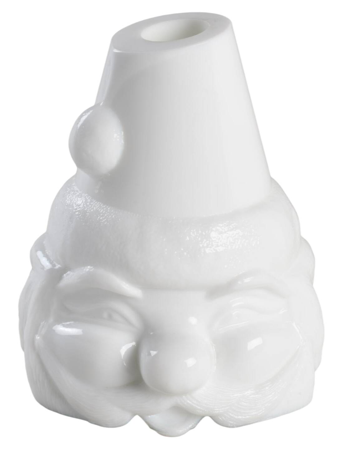 Animals and Figurines (Non Decorated) #5106 Santa Candlelight, Globe Only by Fenton-1