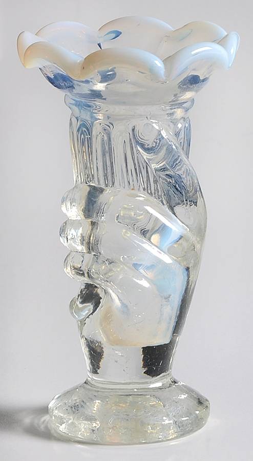 Animals and Figurines (Non Decorated) #38 Mini Hand Vase by Fenton-1