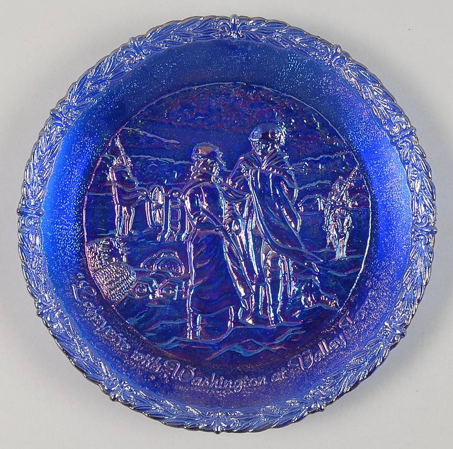 Animals and Figurines (Non Decorated) Bicentennial Lafayette Plate by Fenton-1