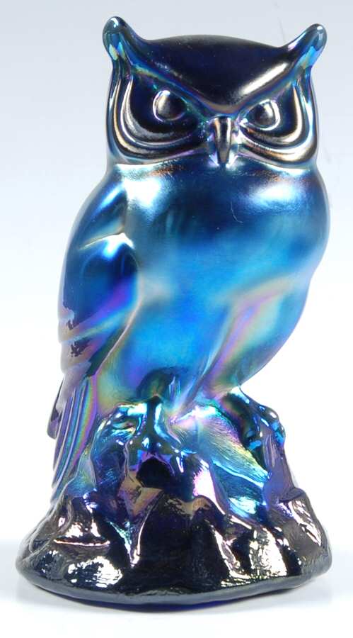 Animals and Figurines (Non Decorated) #5178 Large Owl by Fenton-1