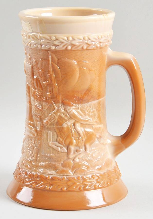 Animals and Figurines (Non Decorated) Bicentennial Stein by Fenton-1