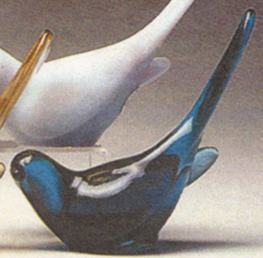 Animals and Figurines (Non Decorated) #5197 Happiness Bird by Fenton-1