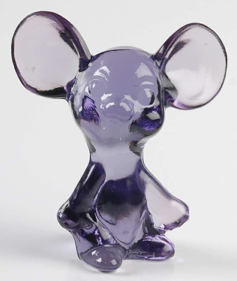 Animals and Figurines (Non Decorated) #5148 Mouse by Fenton-1