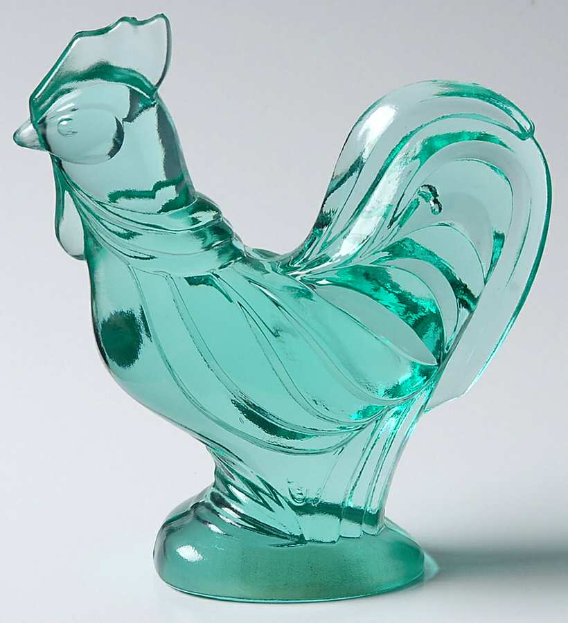 Animals and Figurines (Non Decorated) #5292 Rooster by Fenton-1
