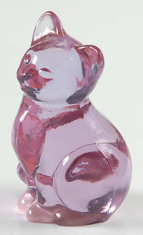 Animals and Figurines (Non Decorated) #5365 Mini Kitten by Fenton-1