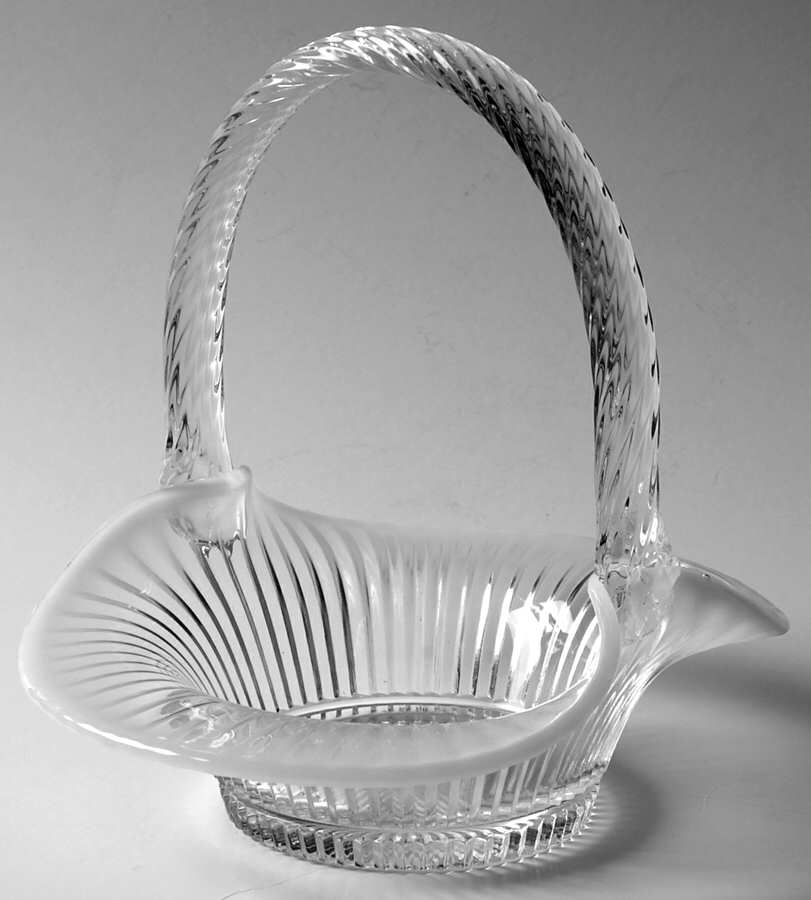 Sheffield French Cream #6634 Sheffield 7" Basket by Fenton-1