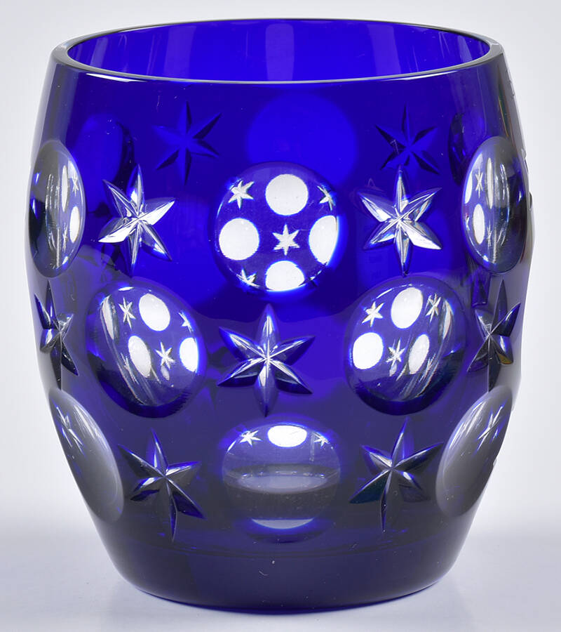 Na Zdorovye Cobalt Blue Double Old Fashioned by Faberge-1