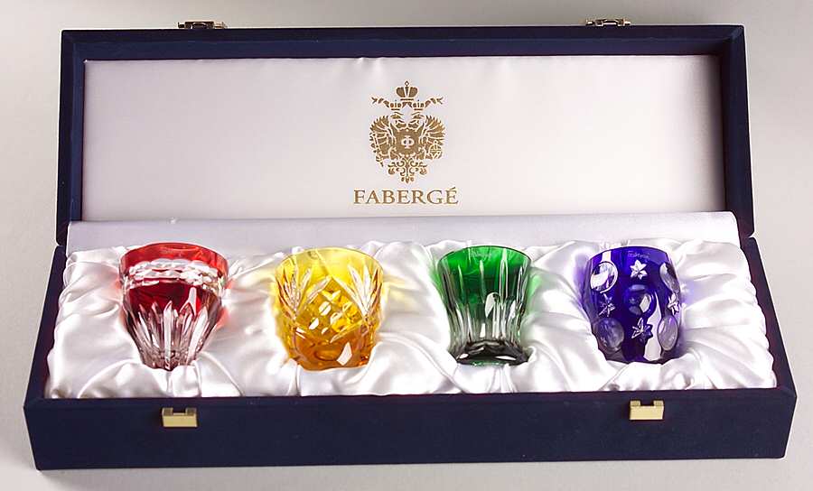 Na Zdorovye Vodka - Set of 4 Colors (Cobalt, Red, Green & Yellow) by Faberge-1