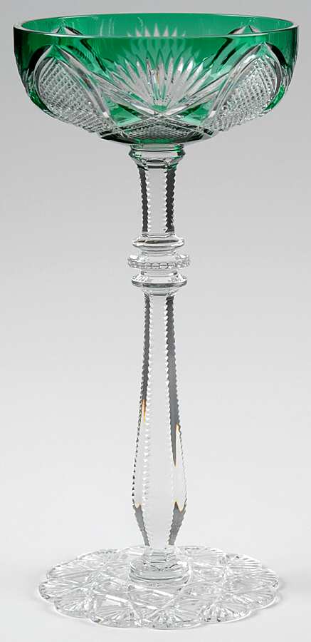 Czar Imperial Green Champagne/Tall Sherbet by Faberge-1