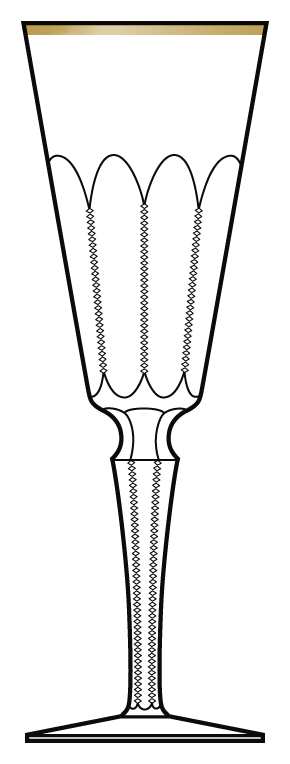 Princess Fluted Champagne by Faberge-1