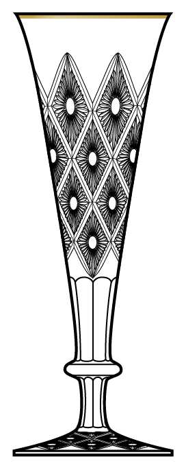 Coronation Fluted Champagne by Faberge-1