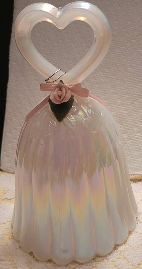 Pearly Sentiments Bell by Fenton-1