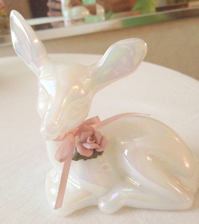 Pearly Sentiments #5160 Fawn Deer by Fenton-1