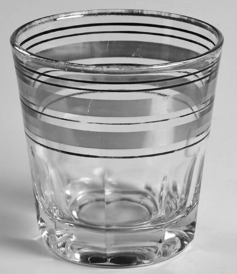 Radio Bar (Platinum Bands) Double Old Fashioned by Federal Glass -1