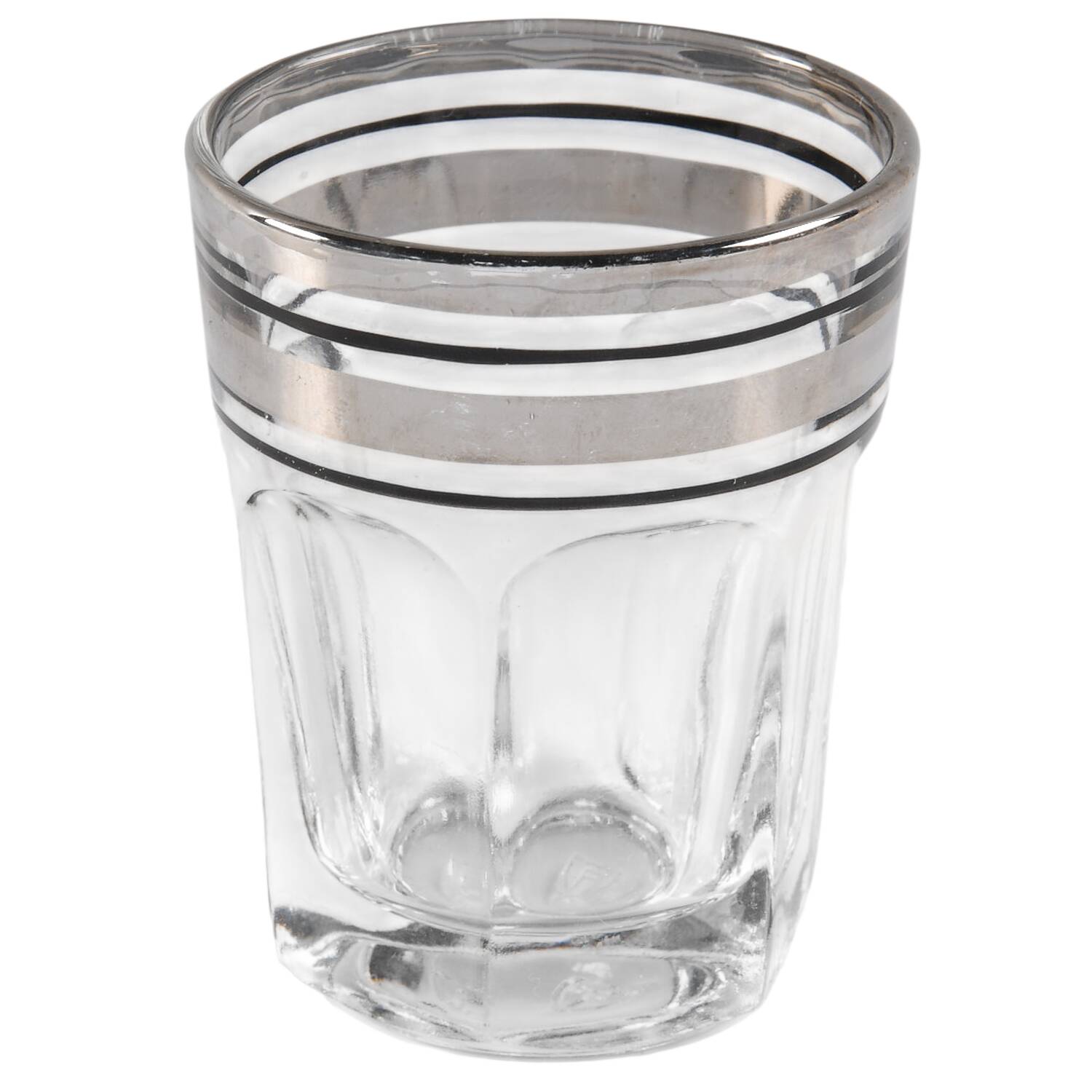 Radio Bar (Platinum Bands) Shot Glass by Federal Glass -1