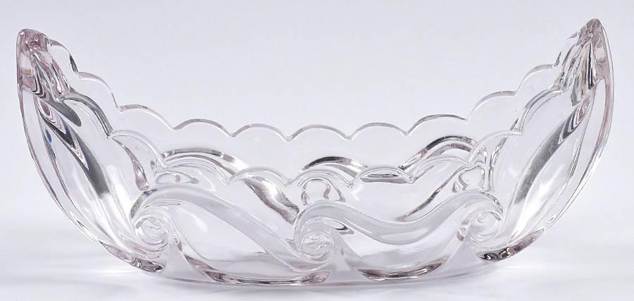 Victoria Clear Canoe Shape Bowl by Fostoria-1