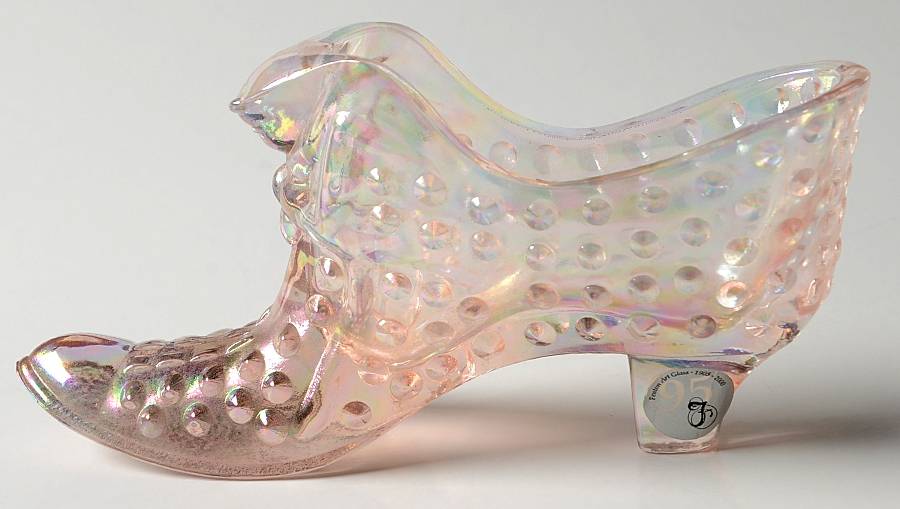 Hobnail Champagne Slipper by Fenton-1