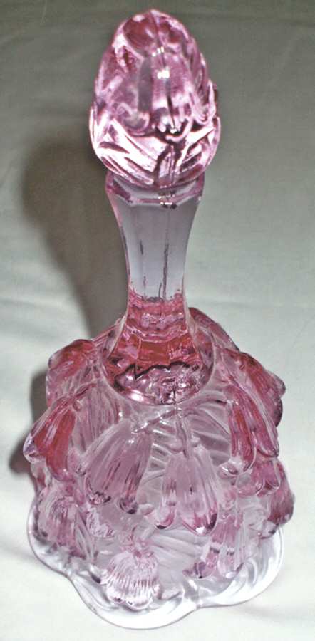 Dusty Rose Bell by Fenton-1