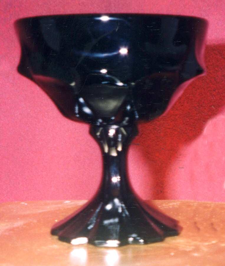 Valencia Black Champagne/Tall Sherbet by Fenton-1