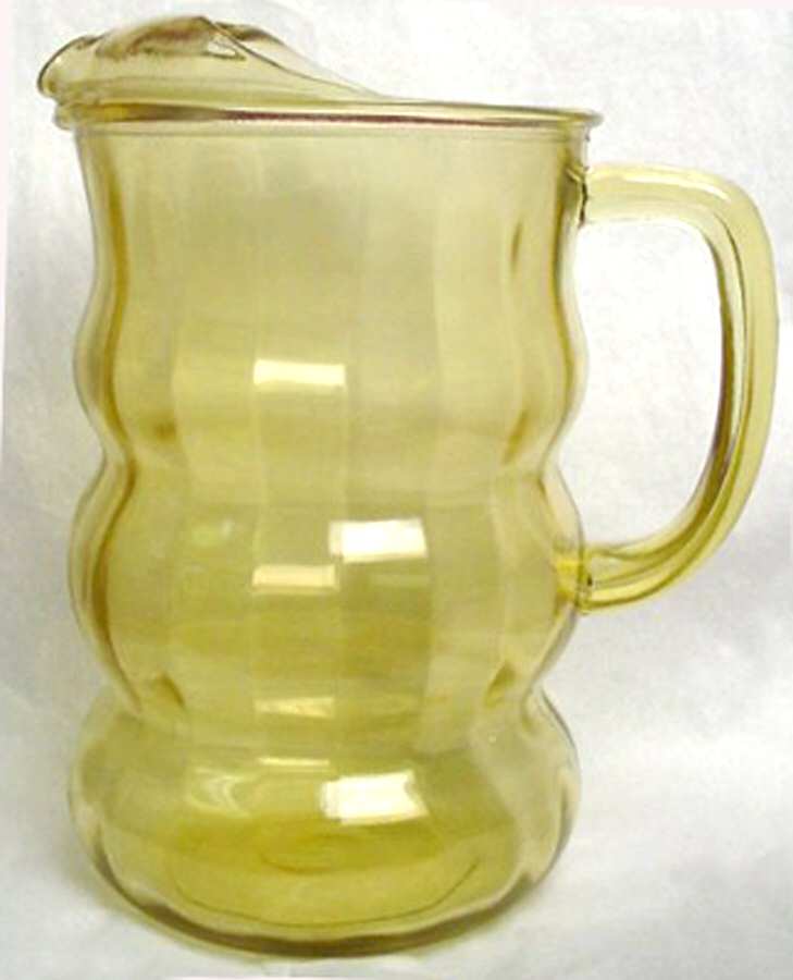 Lido Golden Glow 56 Oz Pitcher by Federal Glass -1