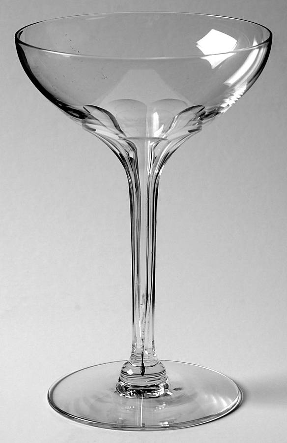 Repeal Clear Tall Hollow Stem Champagne by Fostoria-1