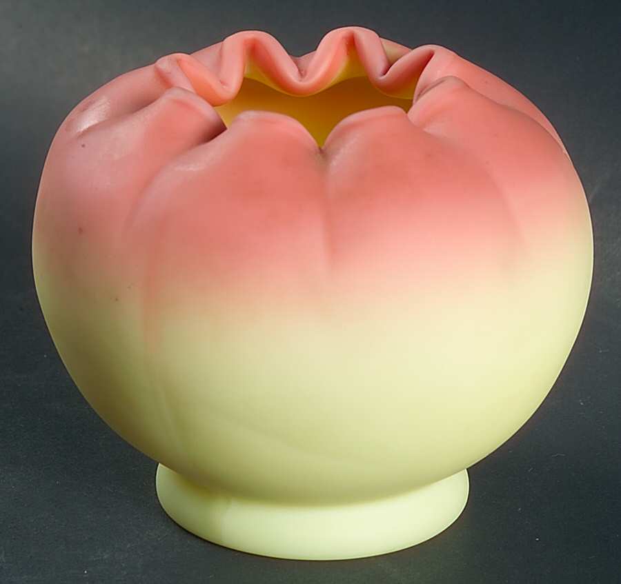 Burmese Satin 3" Rose Bowl by Fenton-1