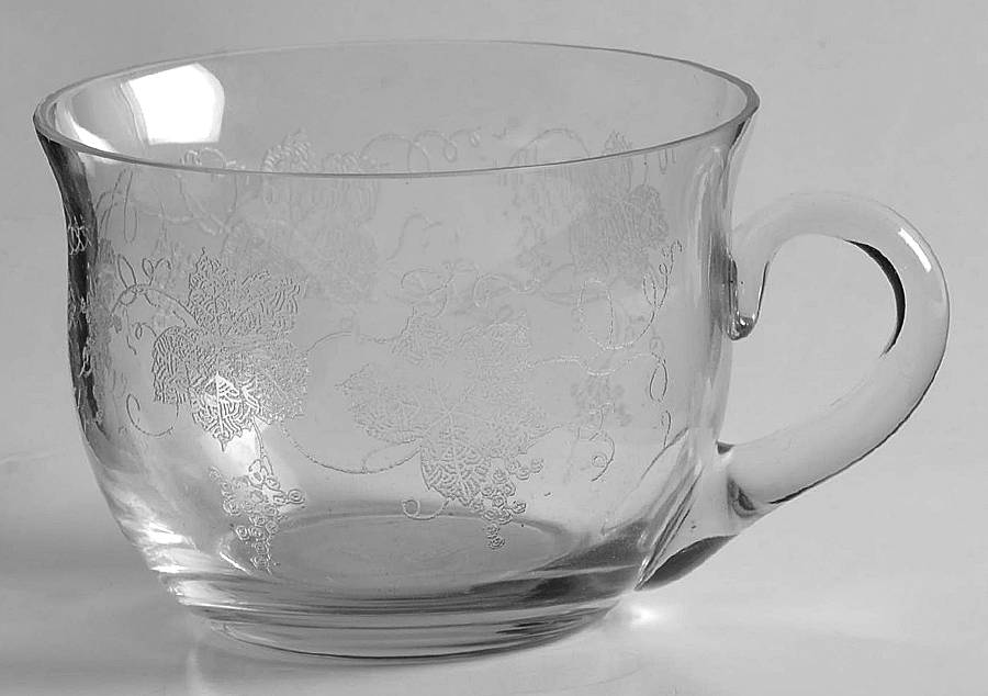 New Vintage Grape (Optic, Stem 858, Etch 227) Punch Cup by Fostoria-1