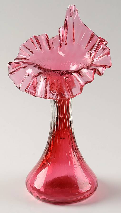 Country Cranberry Jack in the Pulpit Vase by Fenton-1