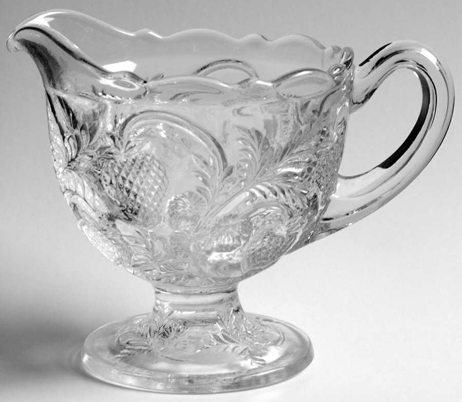 Strawberry Clear Creamer by Fenton-1