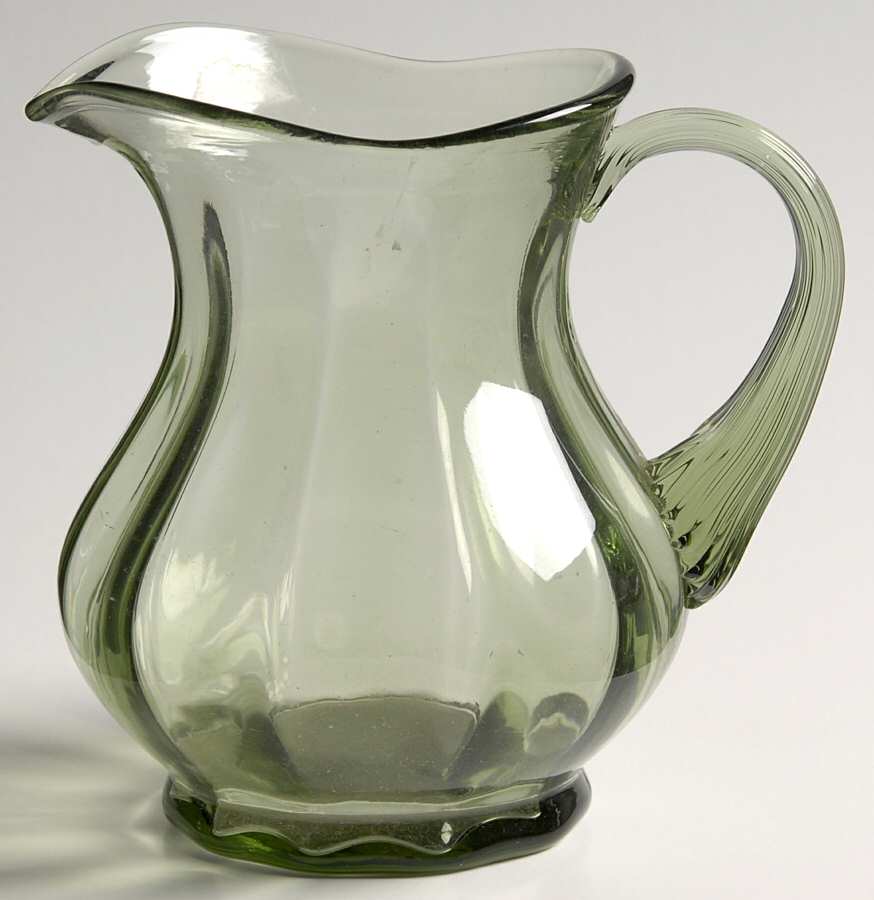American Legacy Hunter Green Creamer by Fenton-1
