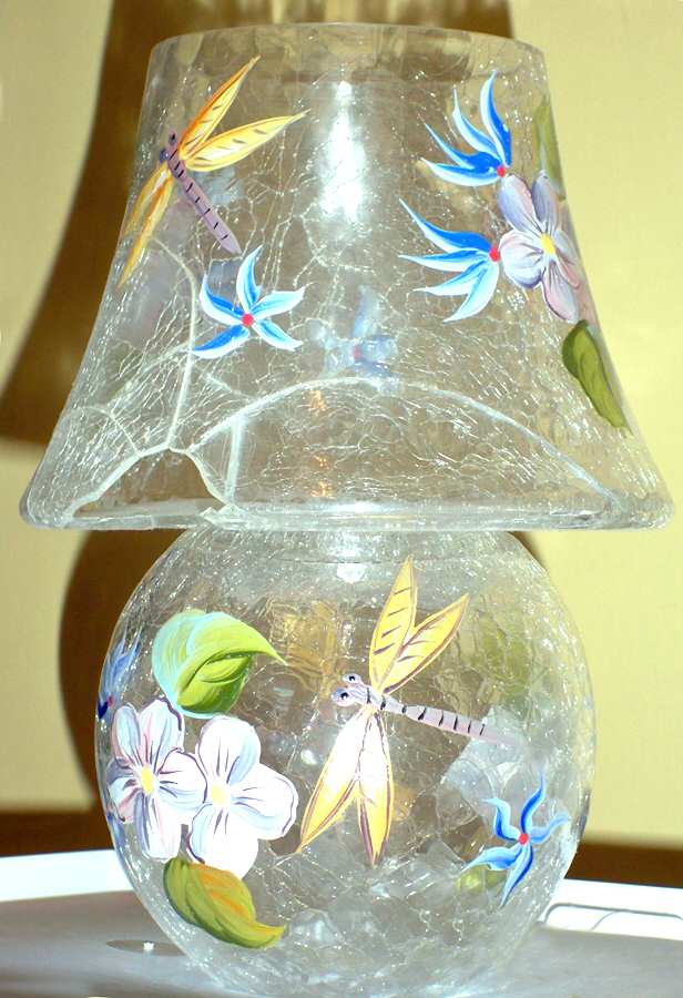 Dragonfly (2 Piece) Candle Lamp by Fifth Avenue-1