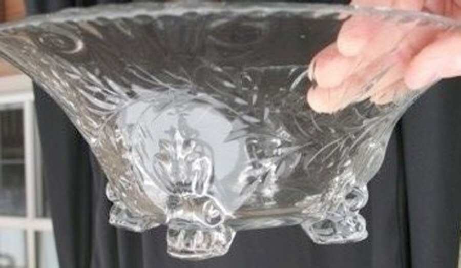 5097-7 10" 4-Toed Footed Bowl by Fostoria-1