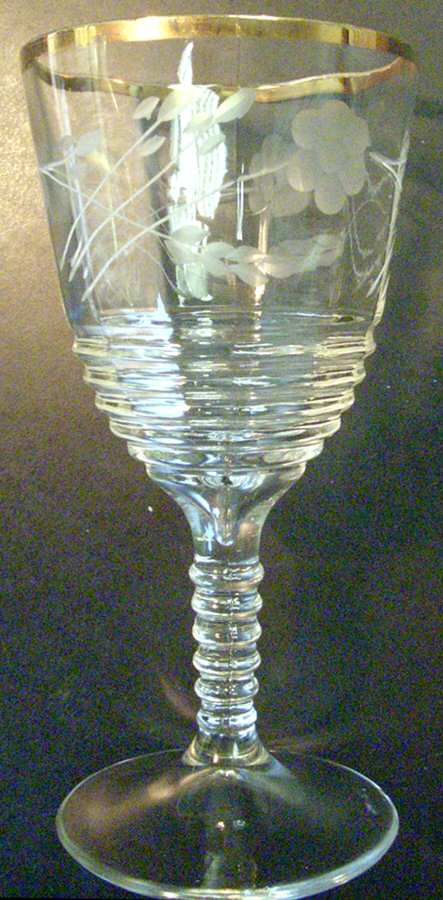 145R-13 Water Goblet by Federal Glass -1