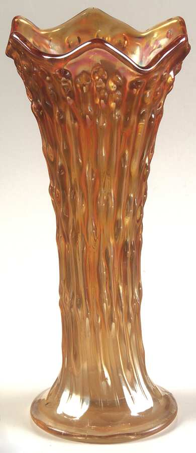 April Showers Marigold 8"-11" Medium Swung Bud Vase by Fenton-1