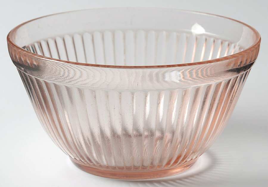 B-10-Pink 5" Mixing Bowl by Federal Glass -1
