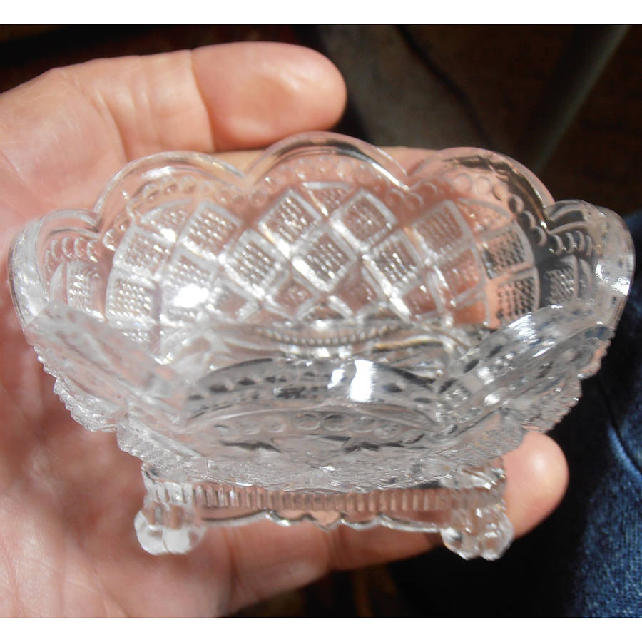 Strawberry Diamond Individual Salt Dip by Fostoria-1
