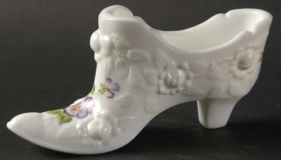 Pansies #9295 Roses Slipper by Fenton-1