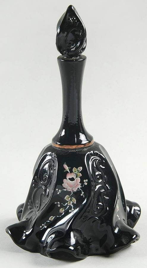 Copper Roses 7" Bell by Fenton-1