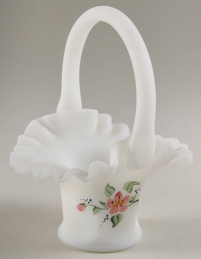 Fenton Baskets 6" Handled Basket by Fenton-1
