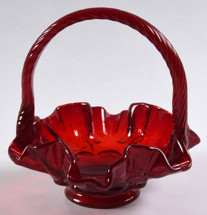 Fenton Baskets 5" Handled Basket by Fenton-1