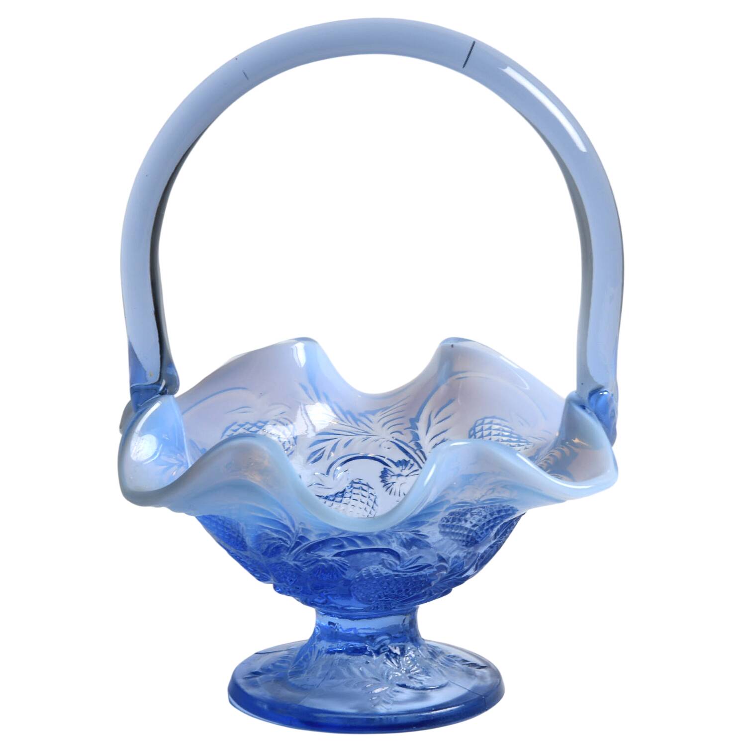 Fenton Baskets No # 6" Strawberry Basket by Fenton-1