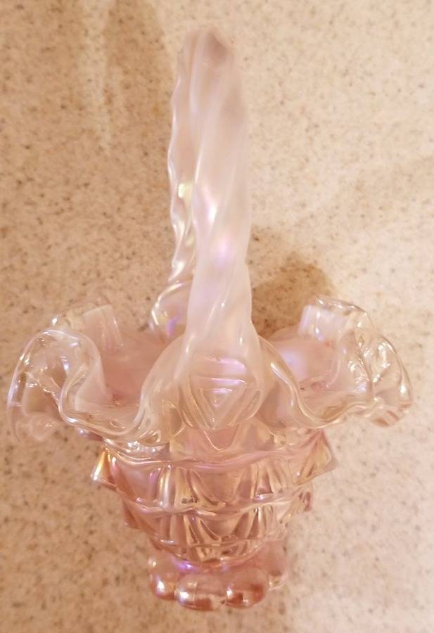 Fenton Baskets #C2035CV Ruffles 6" Basket by Fenton-1