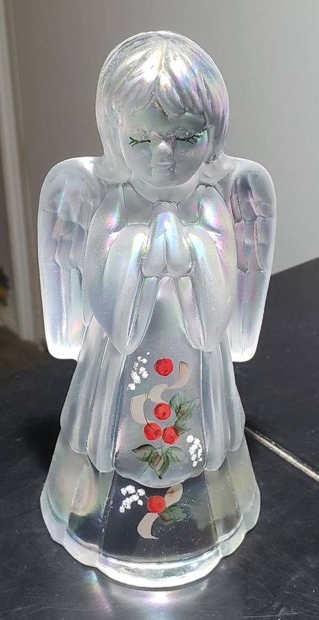 Snowberry #5112 Praying Angel Girl by Fenton-1