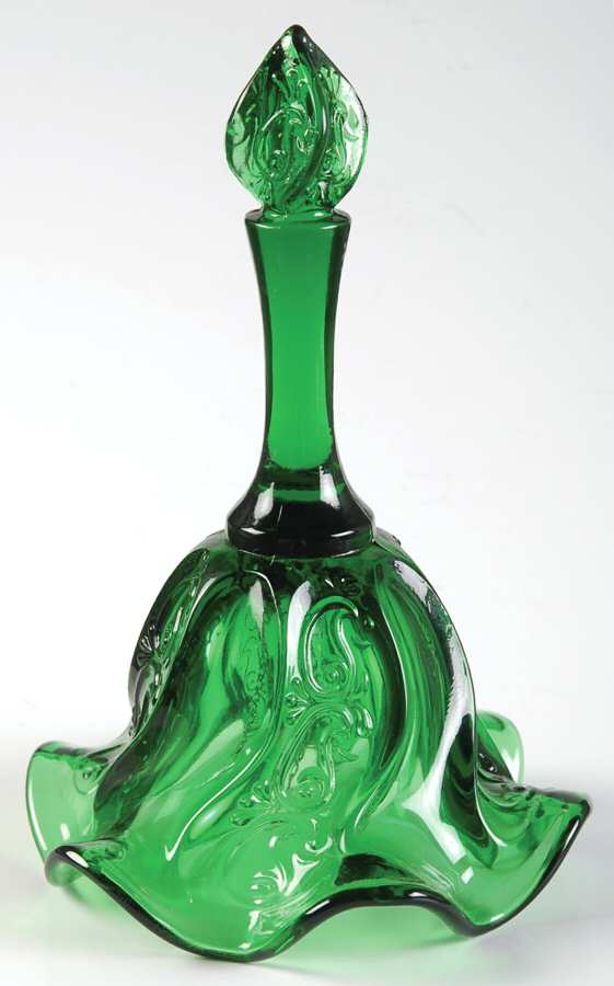 Emerald Green Bell by Fenton-1