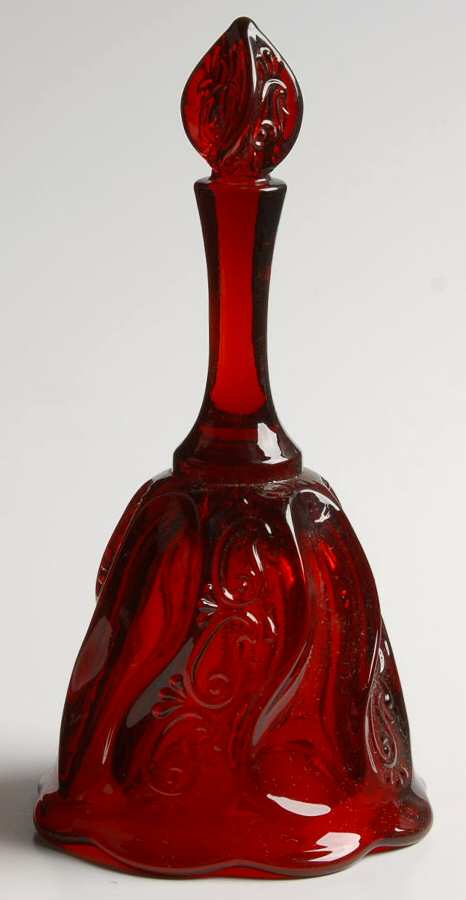 Ruby (Newer) Bell by Fenton-1