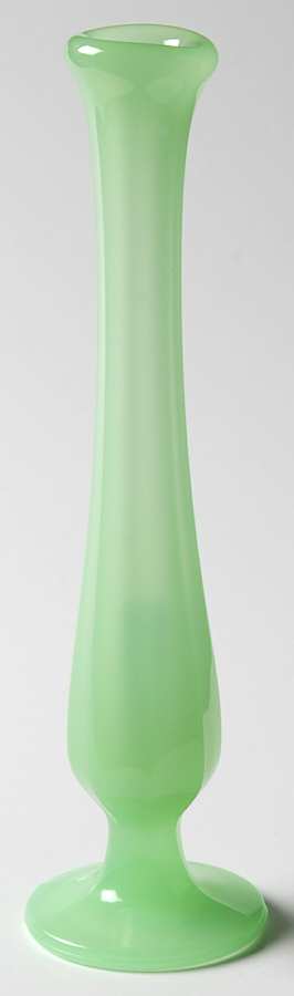 Jade Green (Older) 7" Bud Vase by Fenton-1