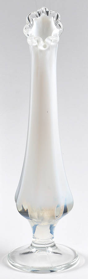 French Cream (French Opalescent) 8" Bud Vase by Fenton-1